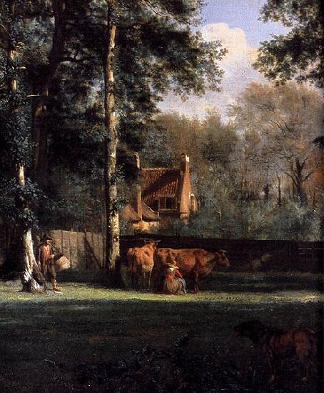 Adriaen van de Velde The Farm oil painting image